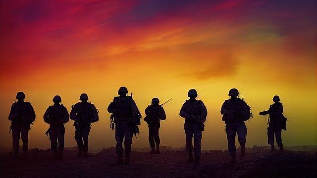 military silhouettes 