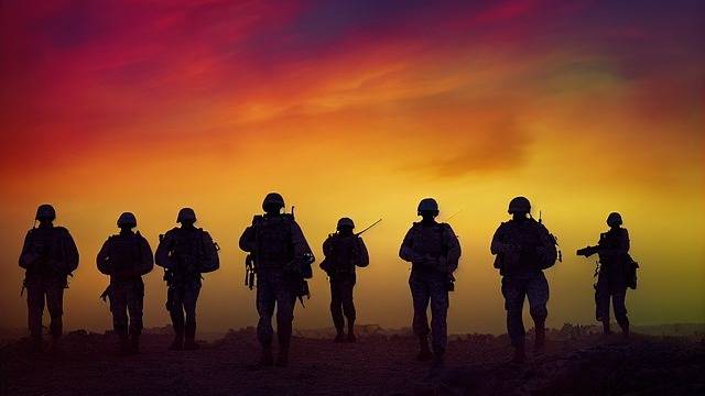 military silhouettes 